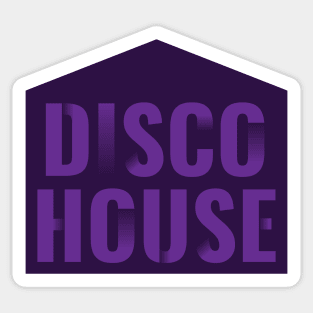 Disco House Sticker